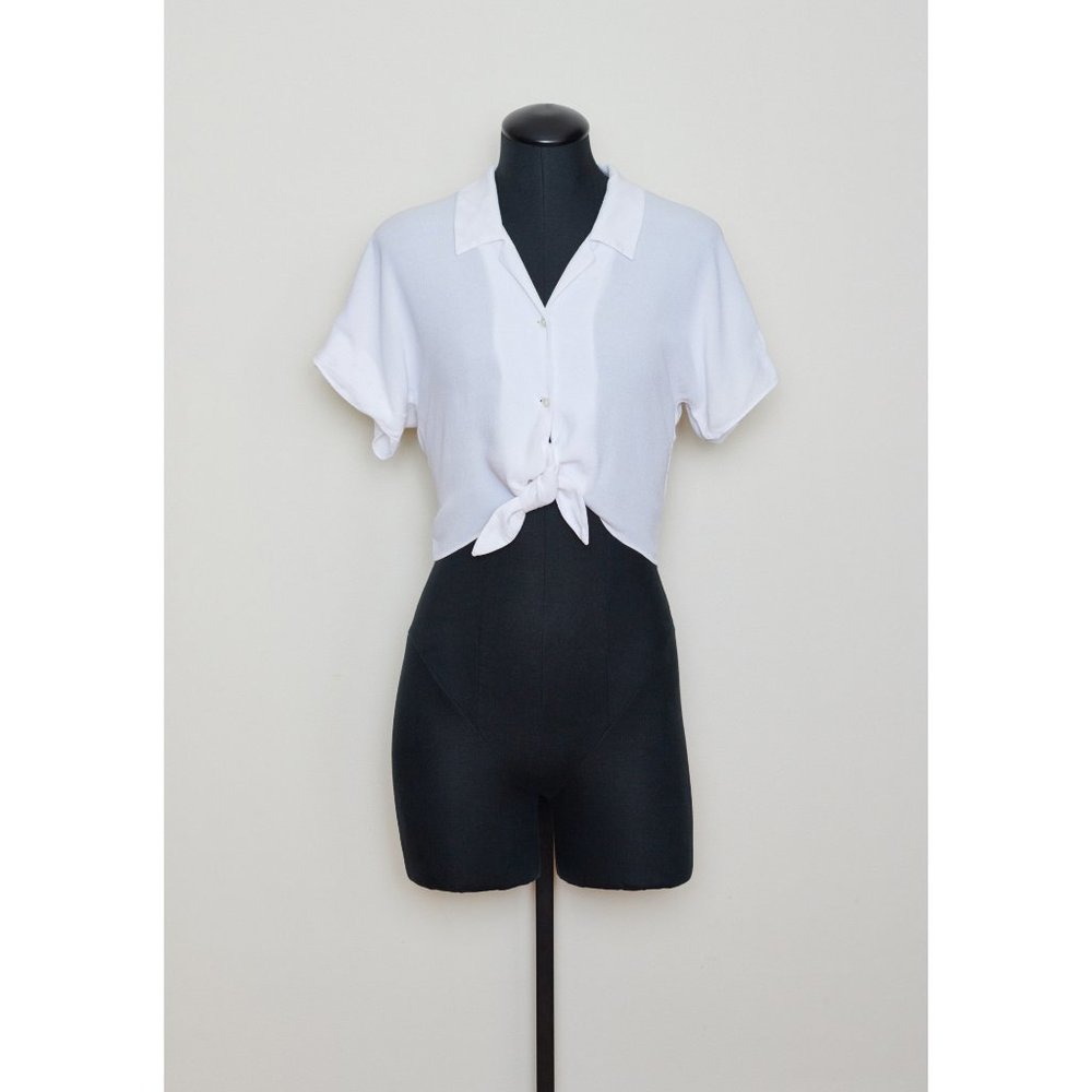 Wilfred Free XS White Tie Blouse